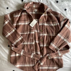 NWT plaid jacket